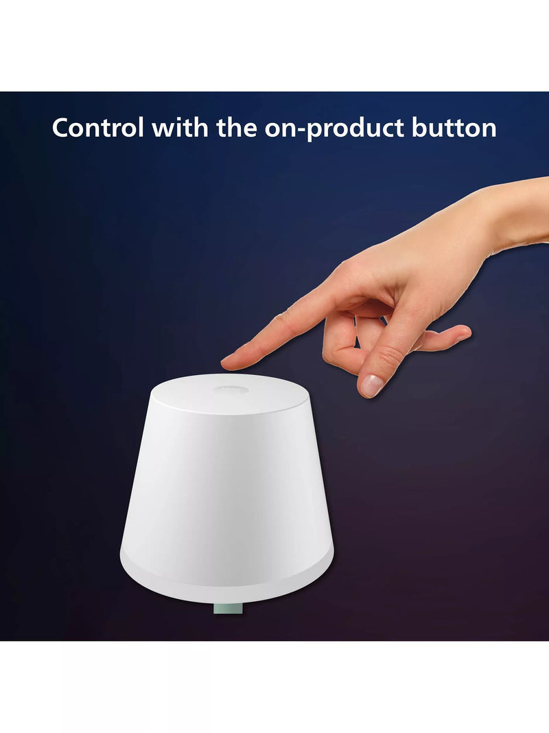 Philips Hue Go smart table lamp White, imported from the UK