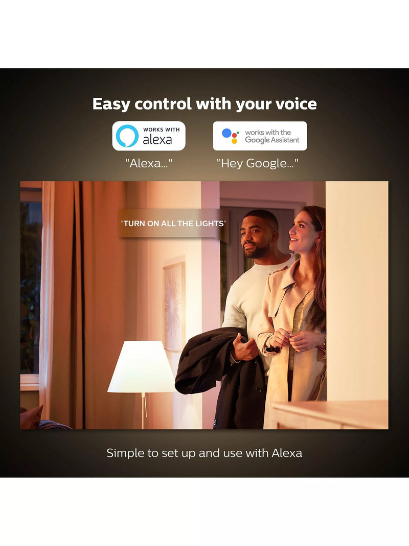 Philips Hue Ensis smart LED pendant light white (British brand)