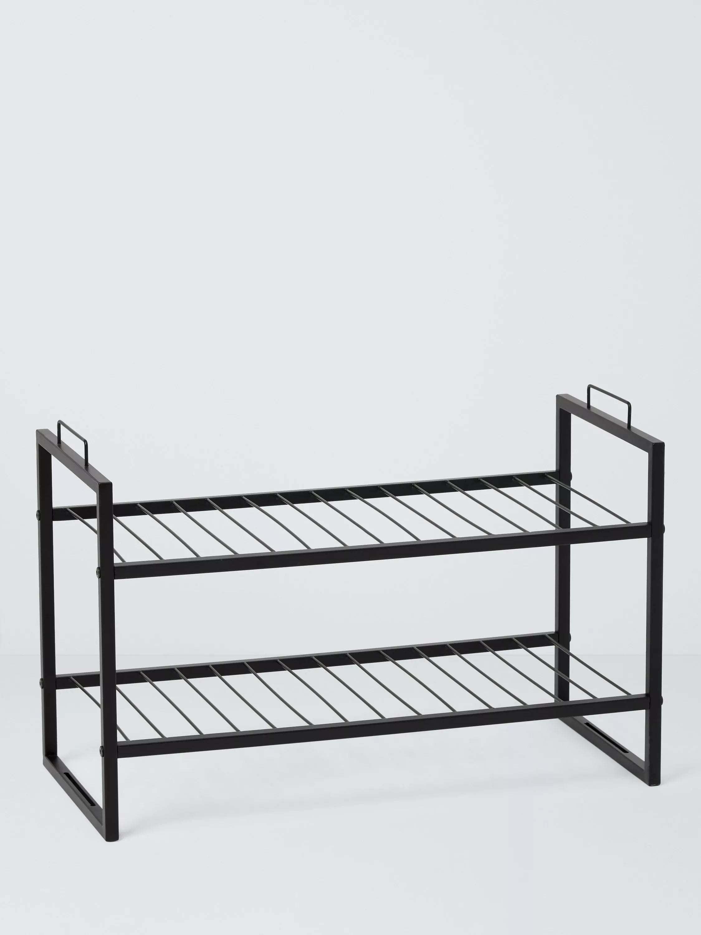 John Lewis stackable metal shoe rack 2-tier, imported from the UK