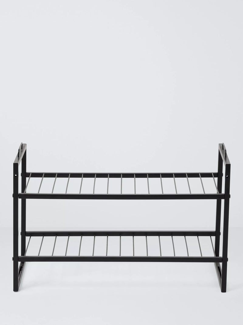 John Lewis stackable metal shoe rack 2-tier, imported from the UK