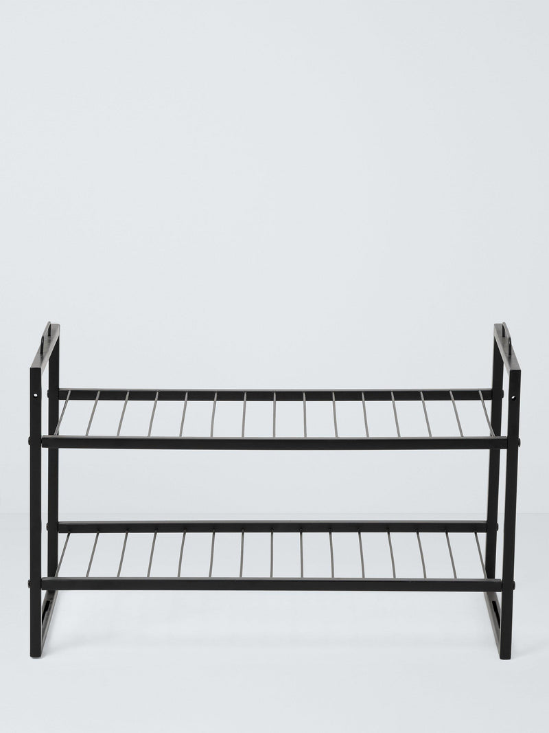 John Lewis stackable metal shoe rack 2-tier, imported from the UK