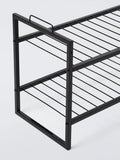 John Lewis stackable metal shoe rack 2-tier, imported from the UK