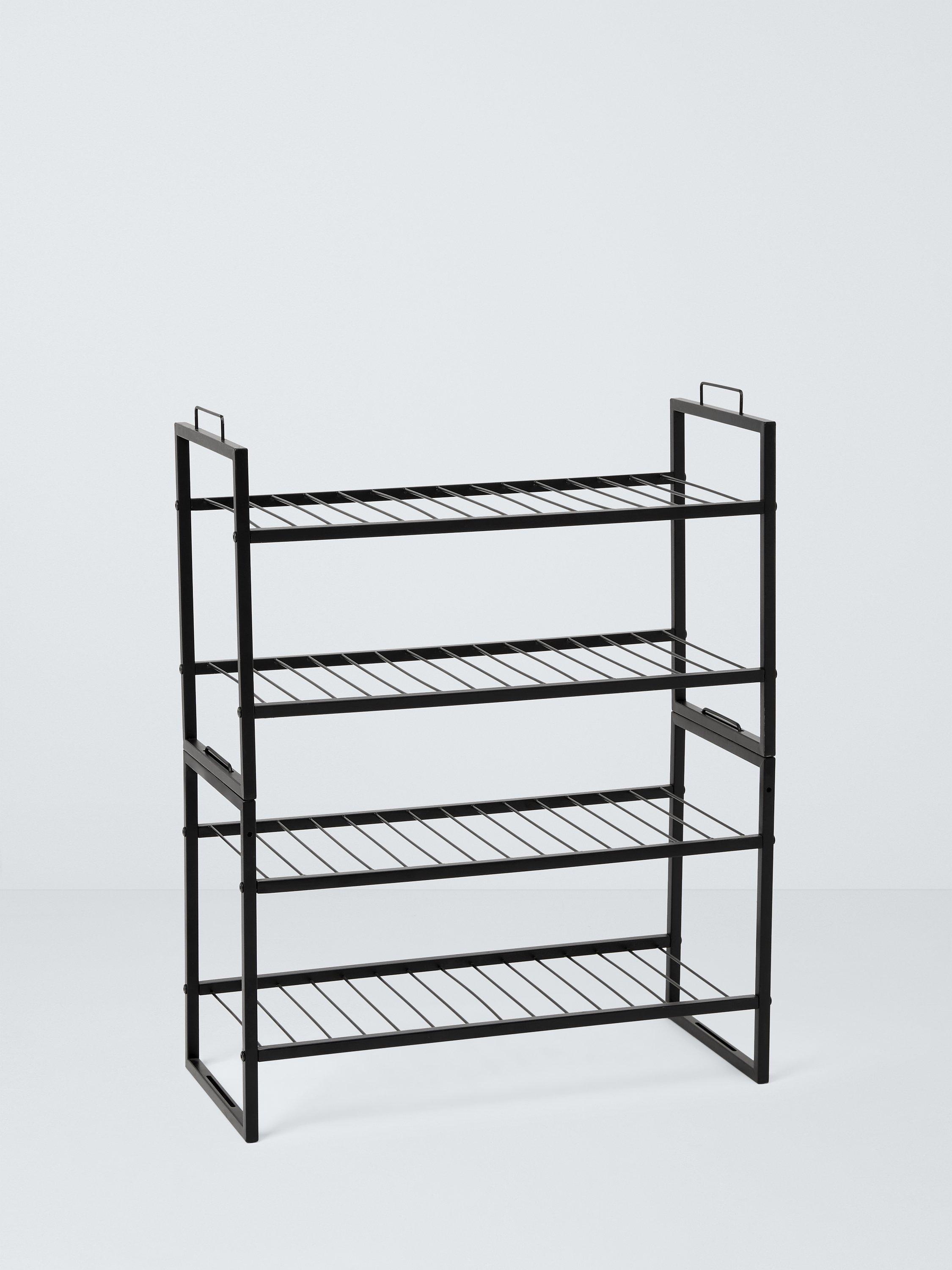 John Lewis stackable metal shoe rack 2-tier, imported from the UK