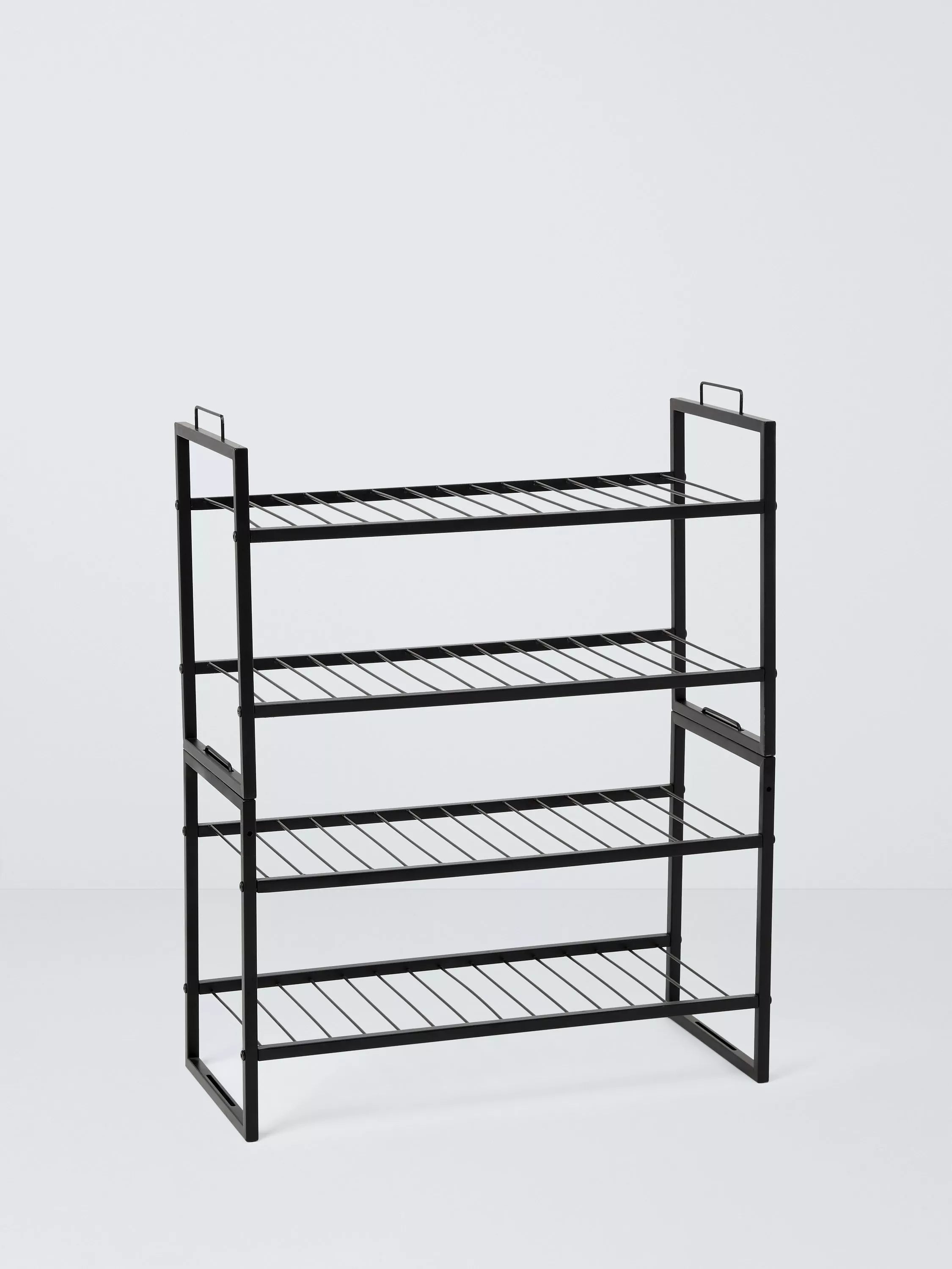 John Lewis stackable metal shoe rack 2-tier, imported from the UK