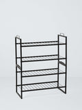 John Lewis stackable metal shoe rack 2-tier, imported from the UK