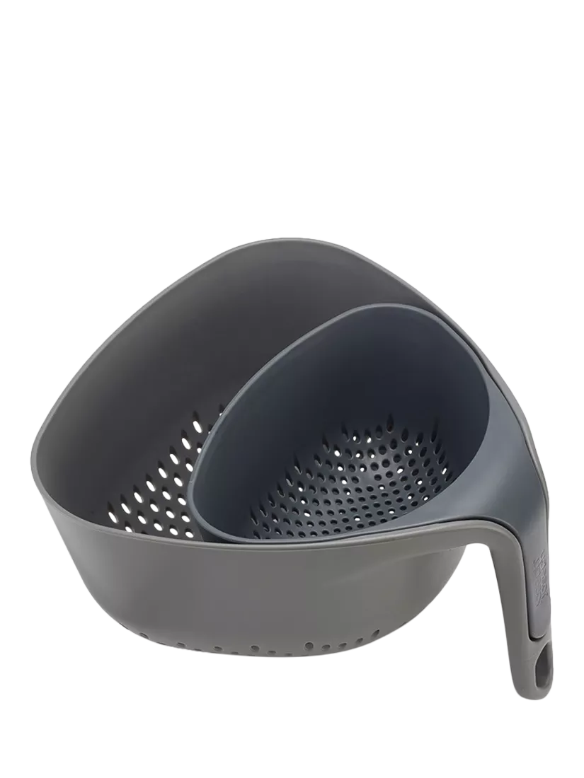 Joseph Joseph grey colanders set of 2 (British brand)
