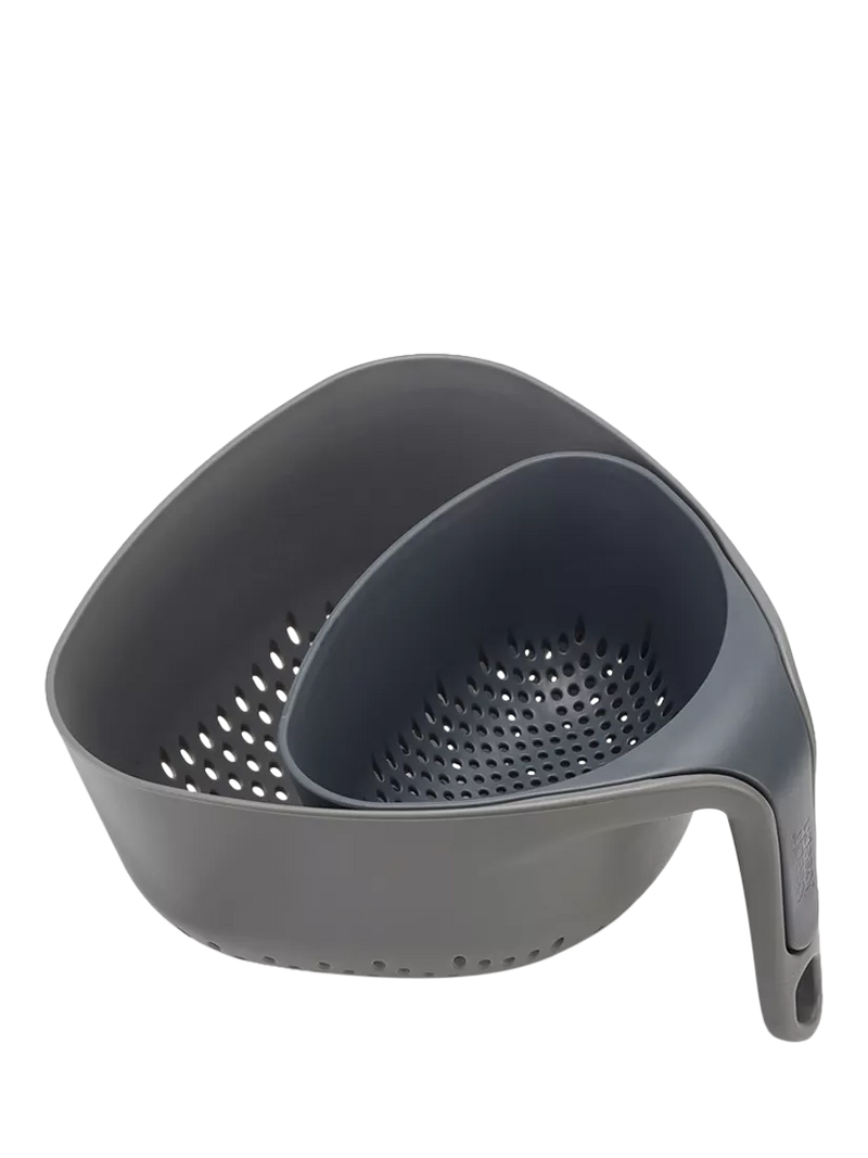 Joseph Joseph grey colanders set of 2 (British brand)