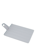 Joseph Joseph Chop2Pot Plus blue plastic chopping board, imported from the UK