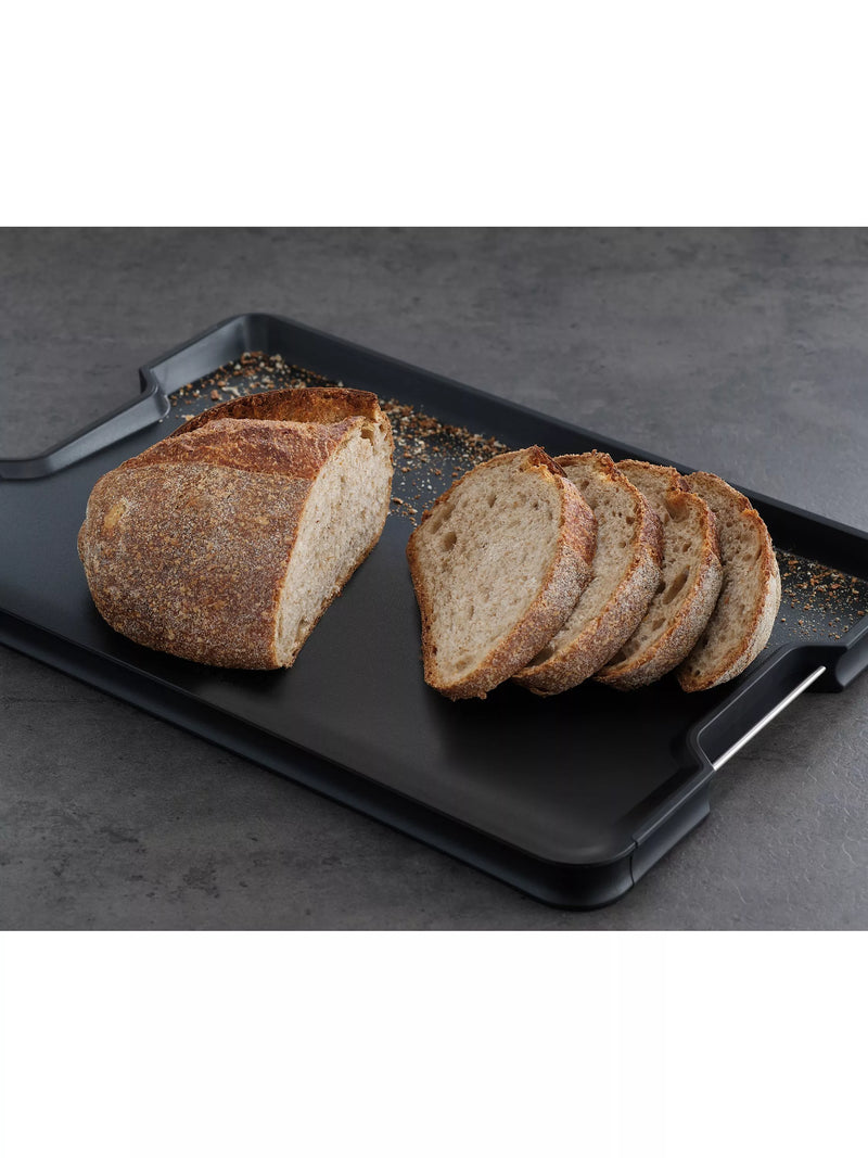 Joseph Joseph black chopping board Cut & Carve Large (British brand)
