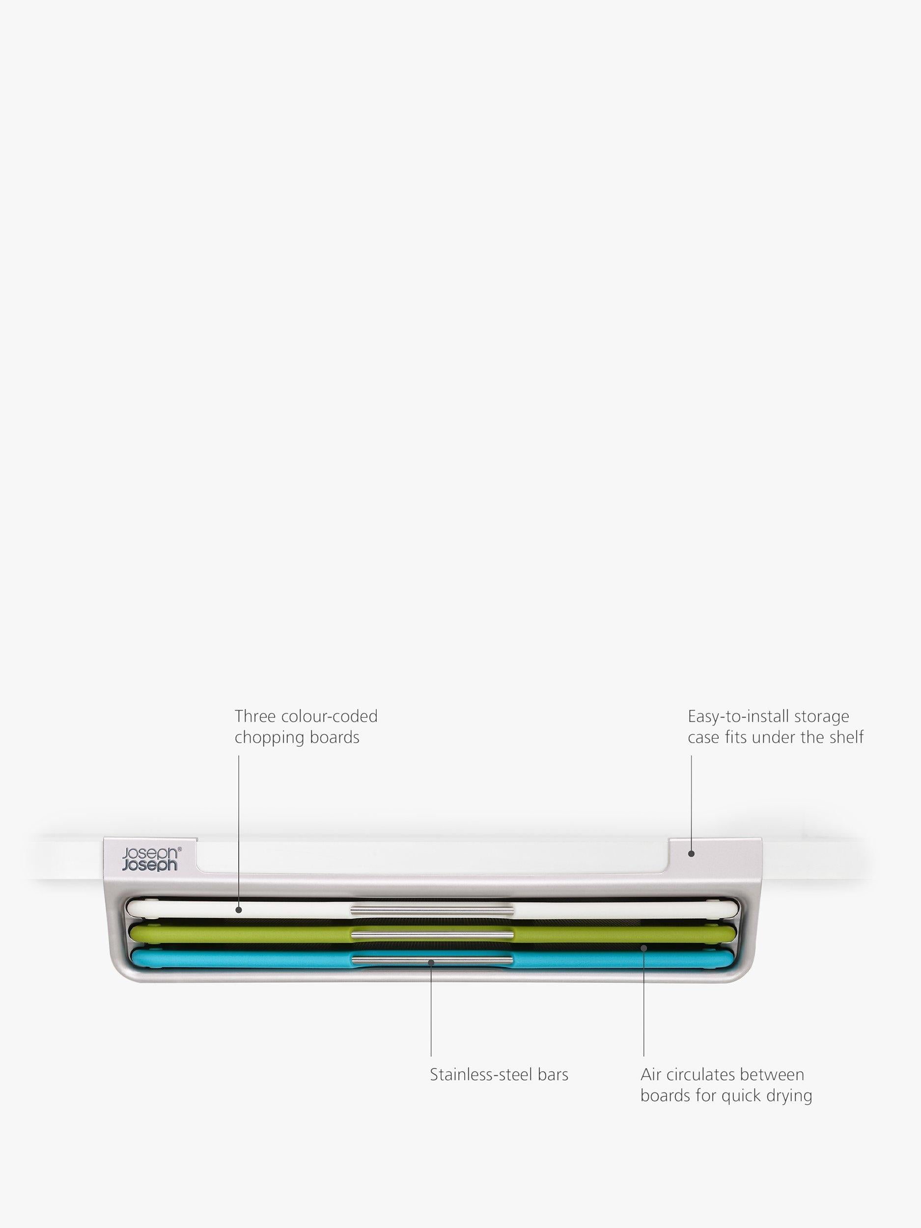 Joseph Joseph Folio Slim chopping board set of 3, UK version