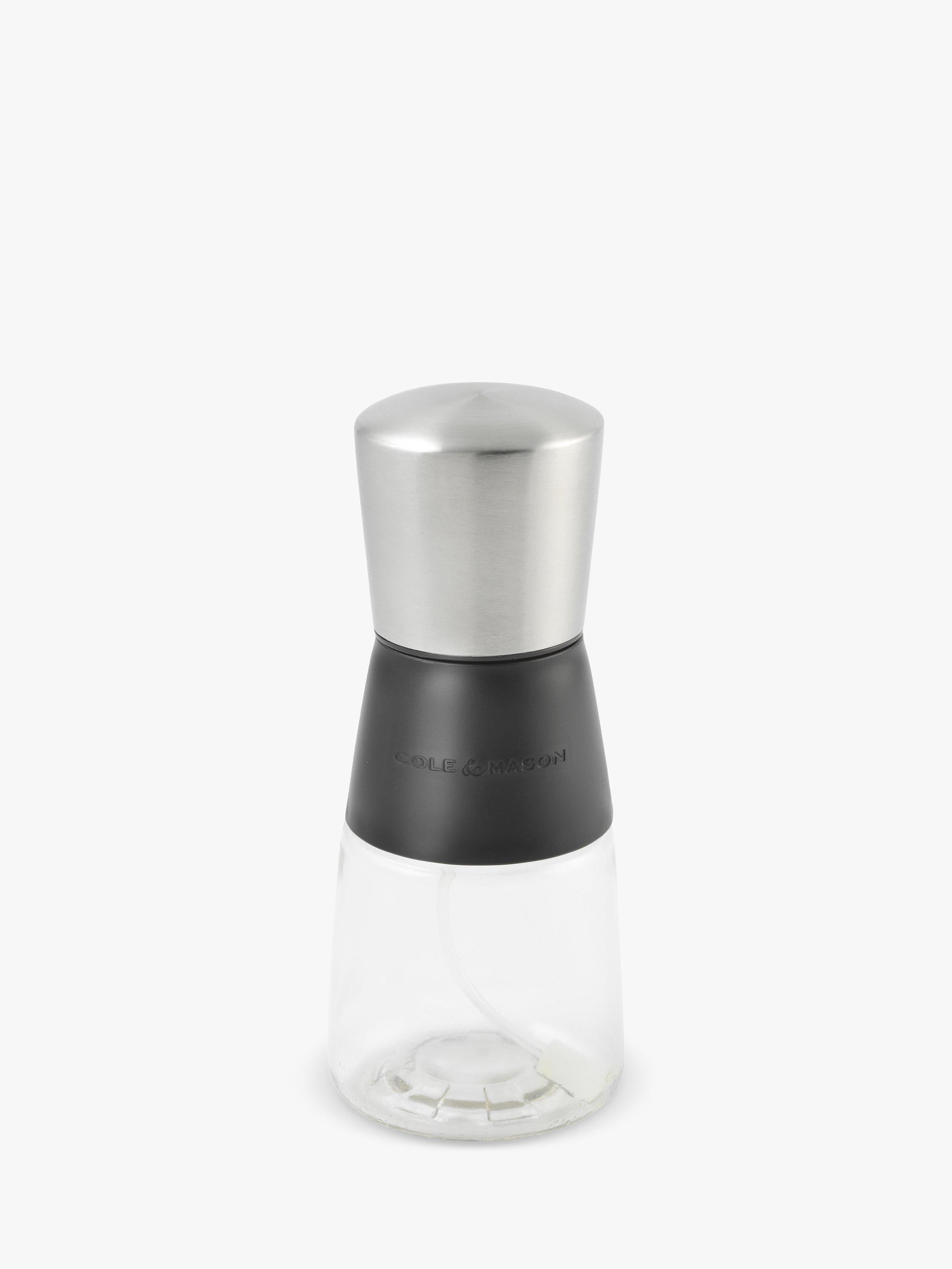 Cole & Mason silver and clear oil and vinegar mister - British product