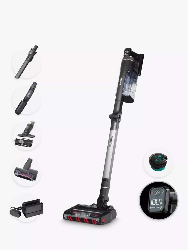 Shark cordless pet vacuum with anti hair wrap technology, mid grey (British brand)