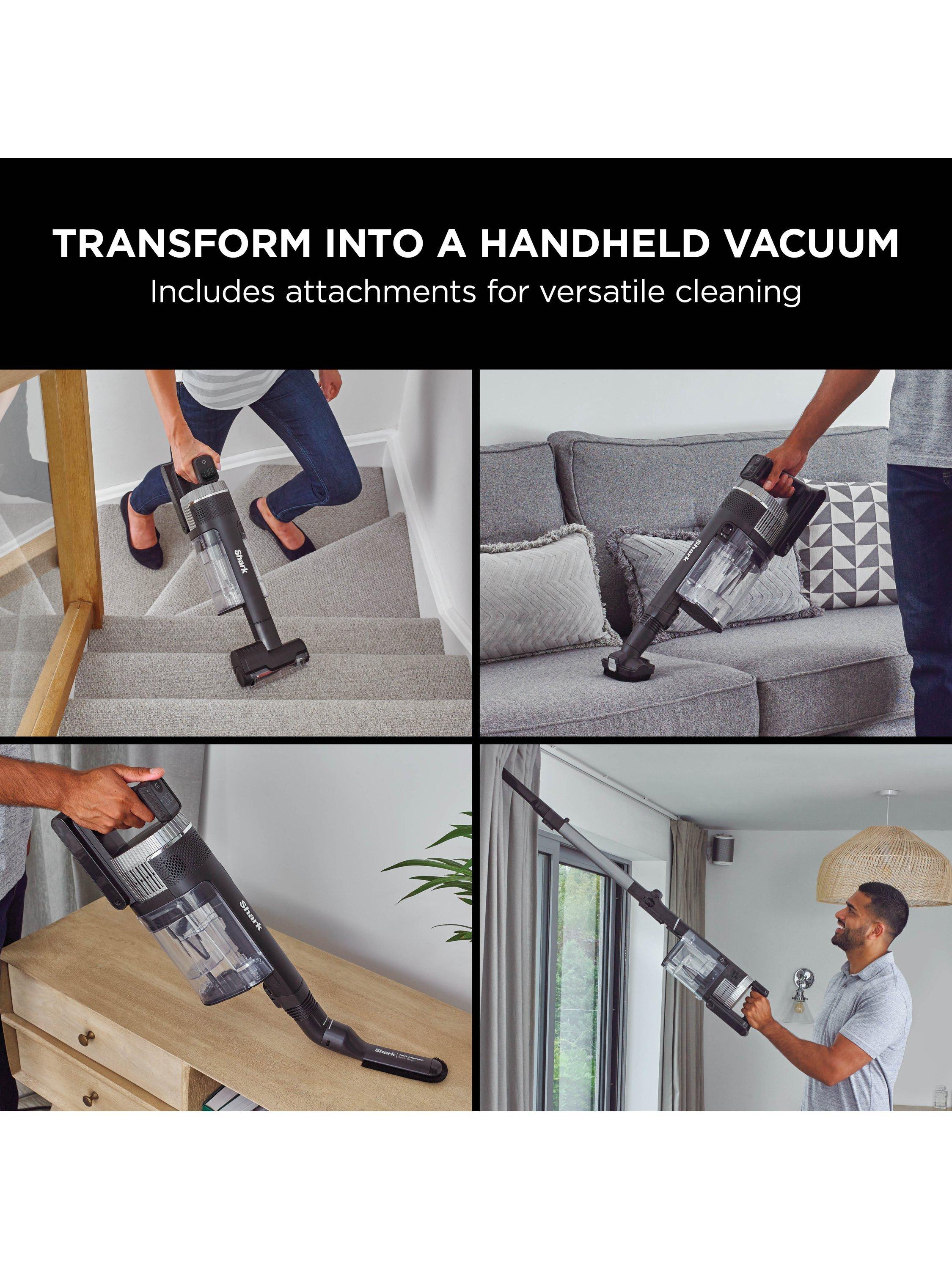 Shark cordless pet vacuum with anti hair wrap technology, mid grey (British brand)