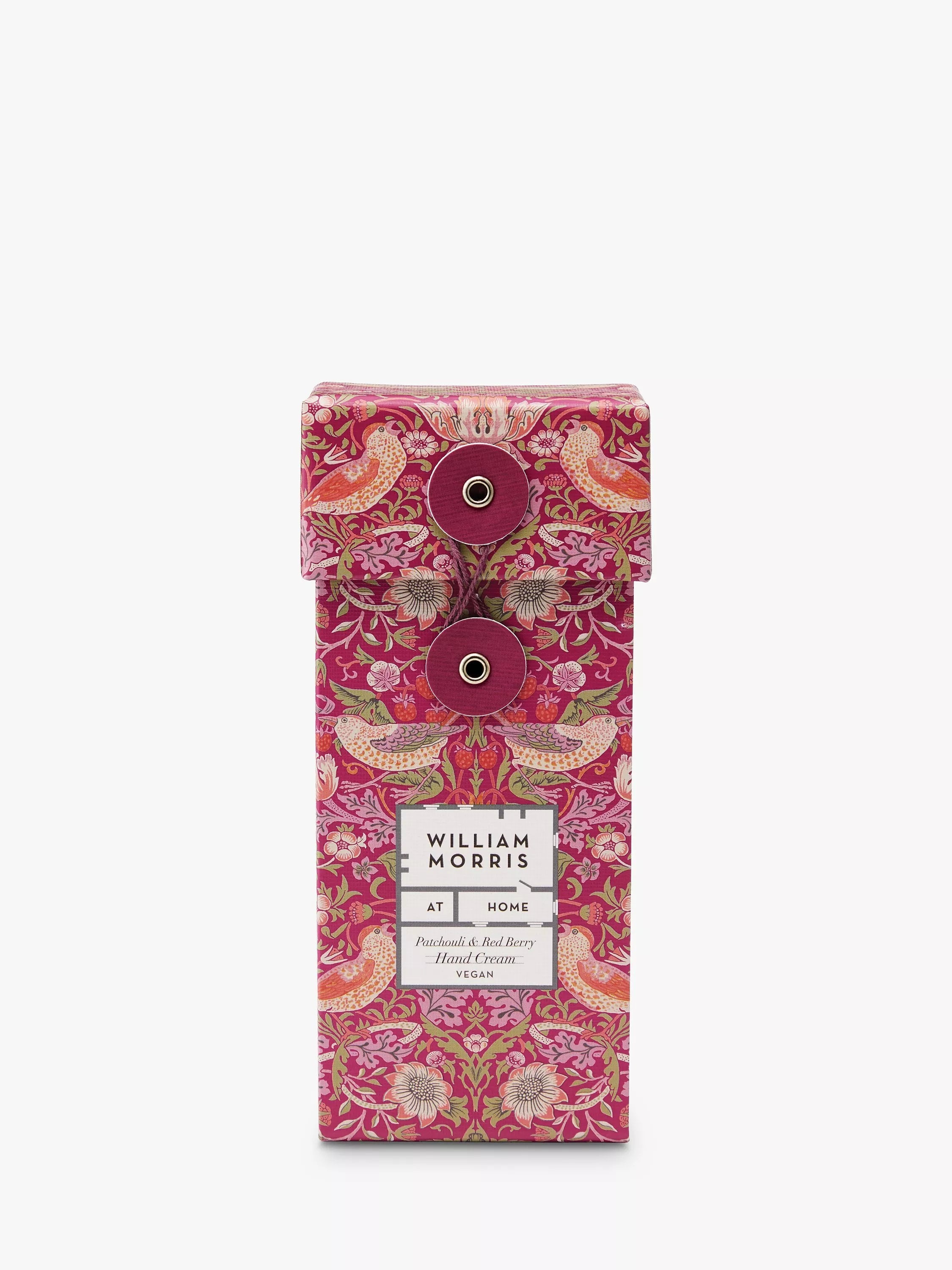 William Morris At Home Strawberry Thief hand cream 100ml, imported from the UK