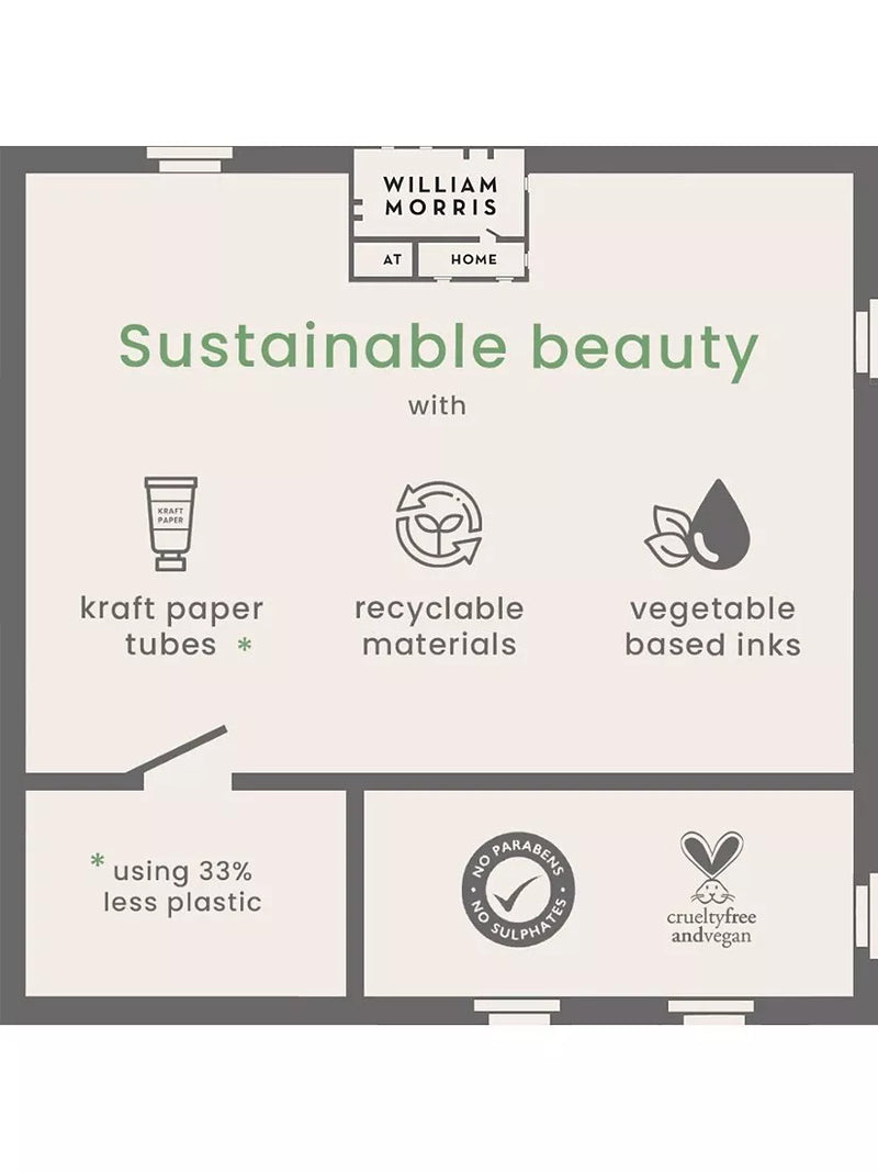 William Morris At Home Strawberry Thief hand cream 100ml, imported from the UK