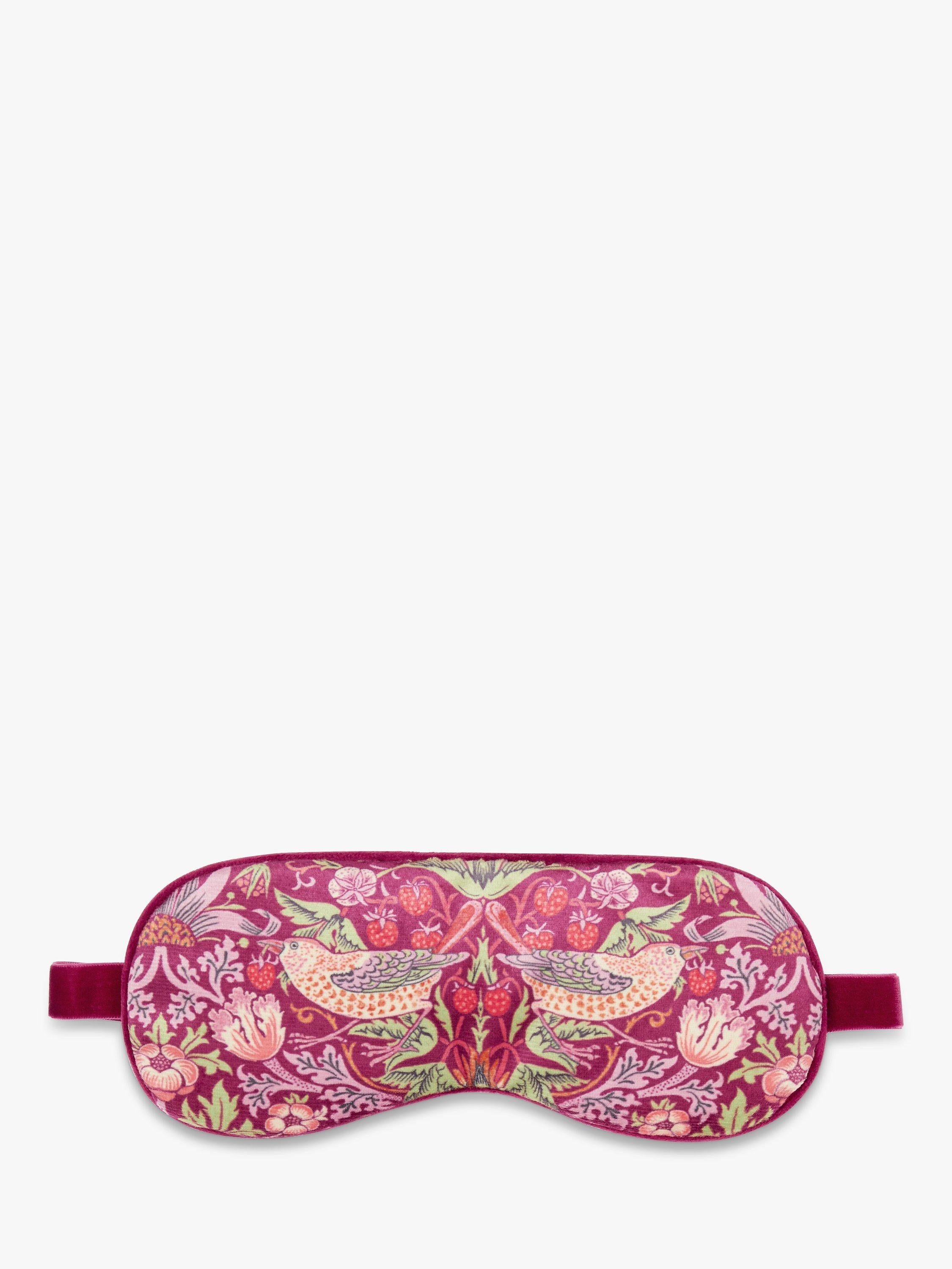 William Morris At Home lavender velvet eye mask (British brand)