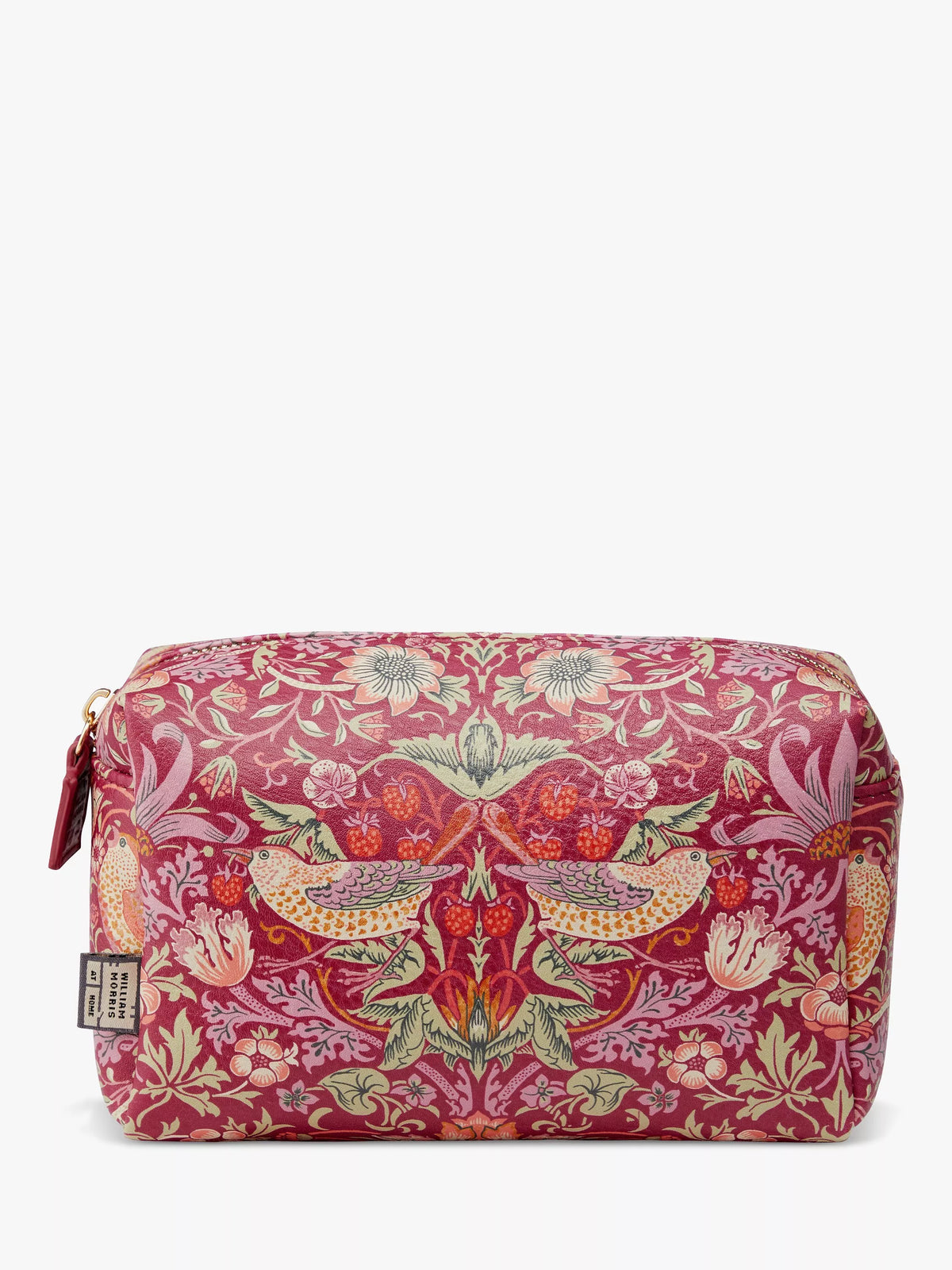 William Morris at Home Strawberry Thief medium wash bag (British brand)