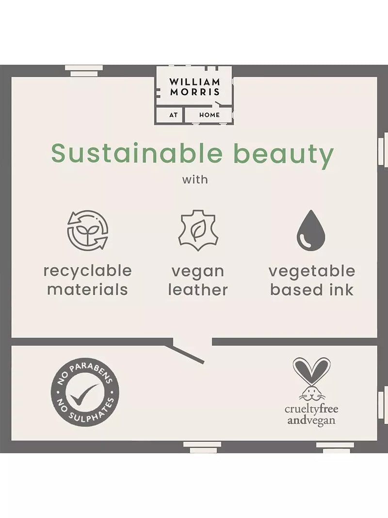 William Morris at Home Strawberry Thief medium wash bag (British brand)