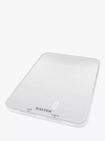 John Lewis Salter Ghost Digital Kitchen Scale 5kg White- Buy online at McGrocer