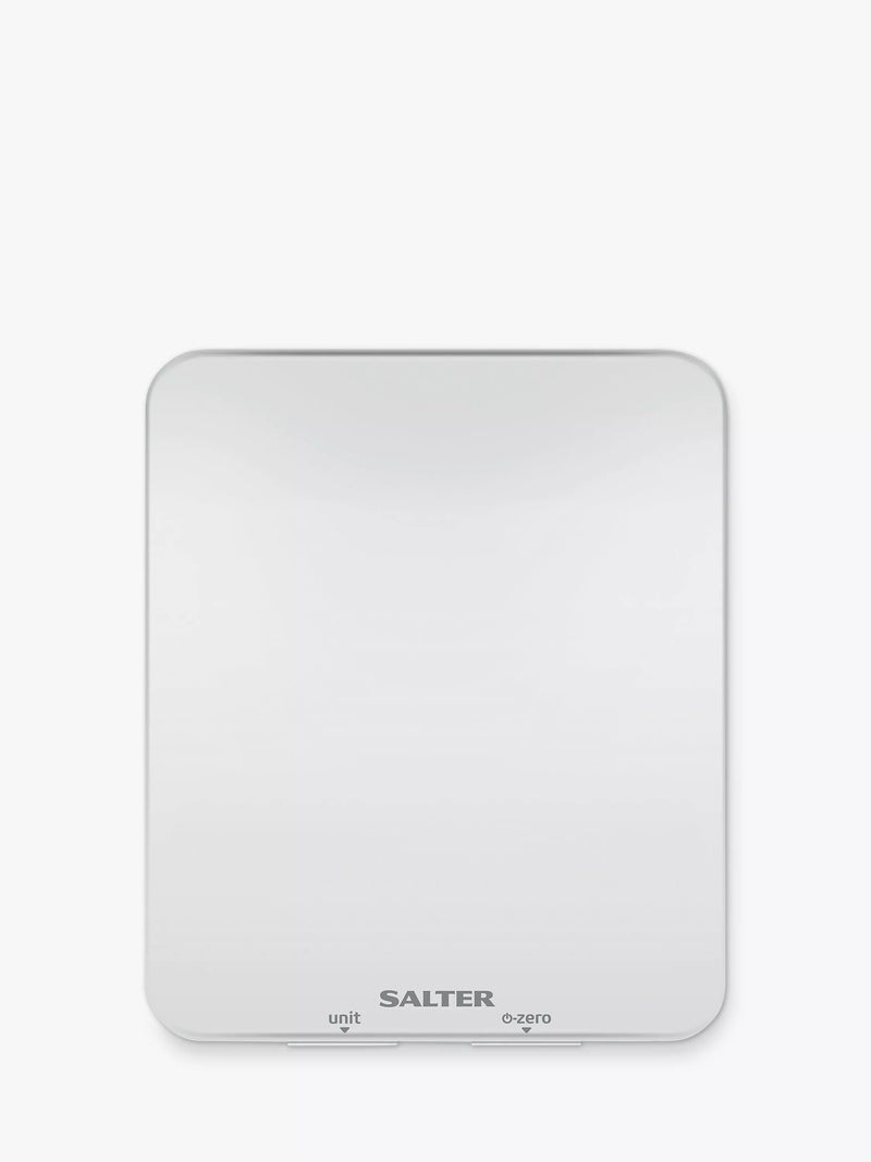 Salter Ghost digital kitchen scale white 5kg, imported from the UK