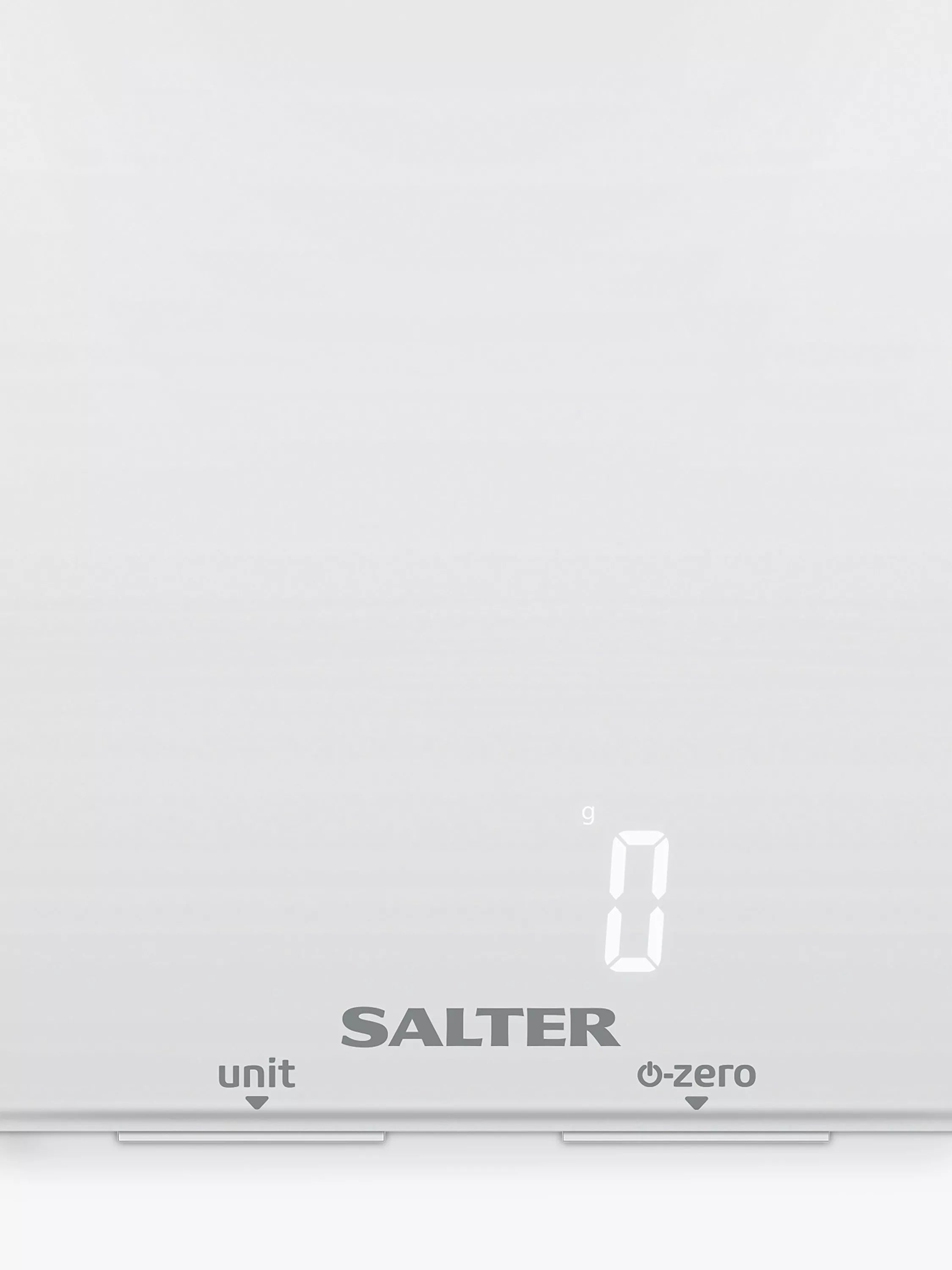Salter Ghost digital kitchen scale white 5kg, imported from the UK