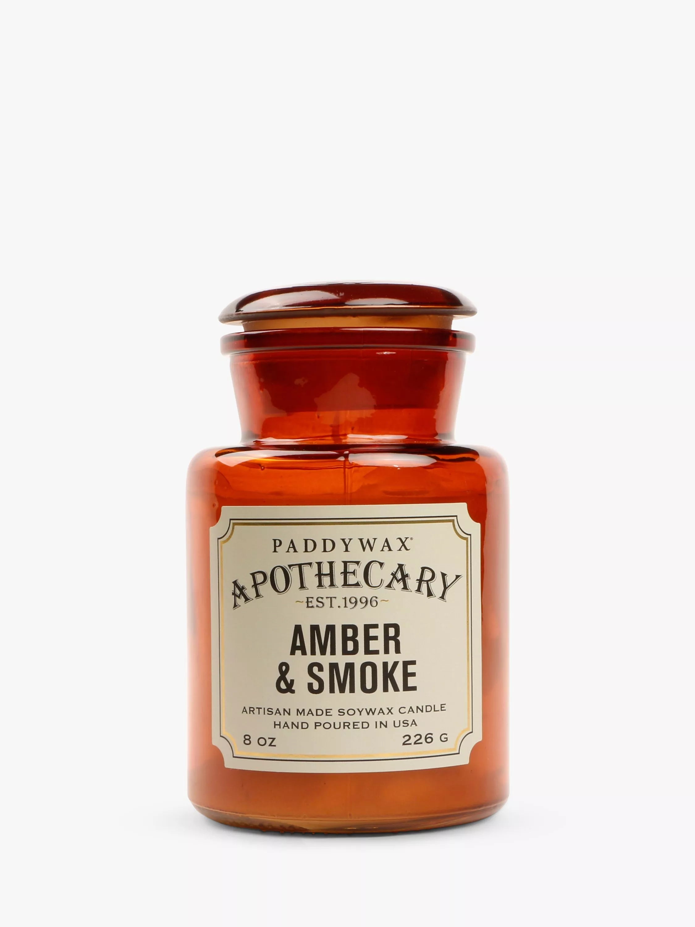 Paddywax Amber Smoke candle 226g, UK version
