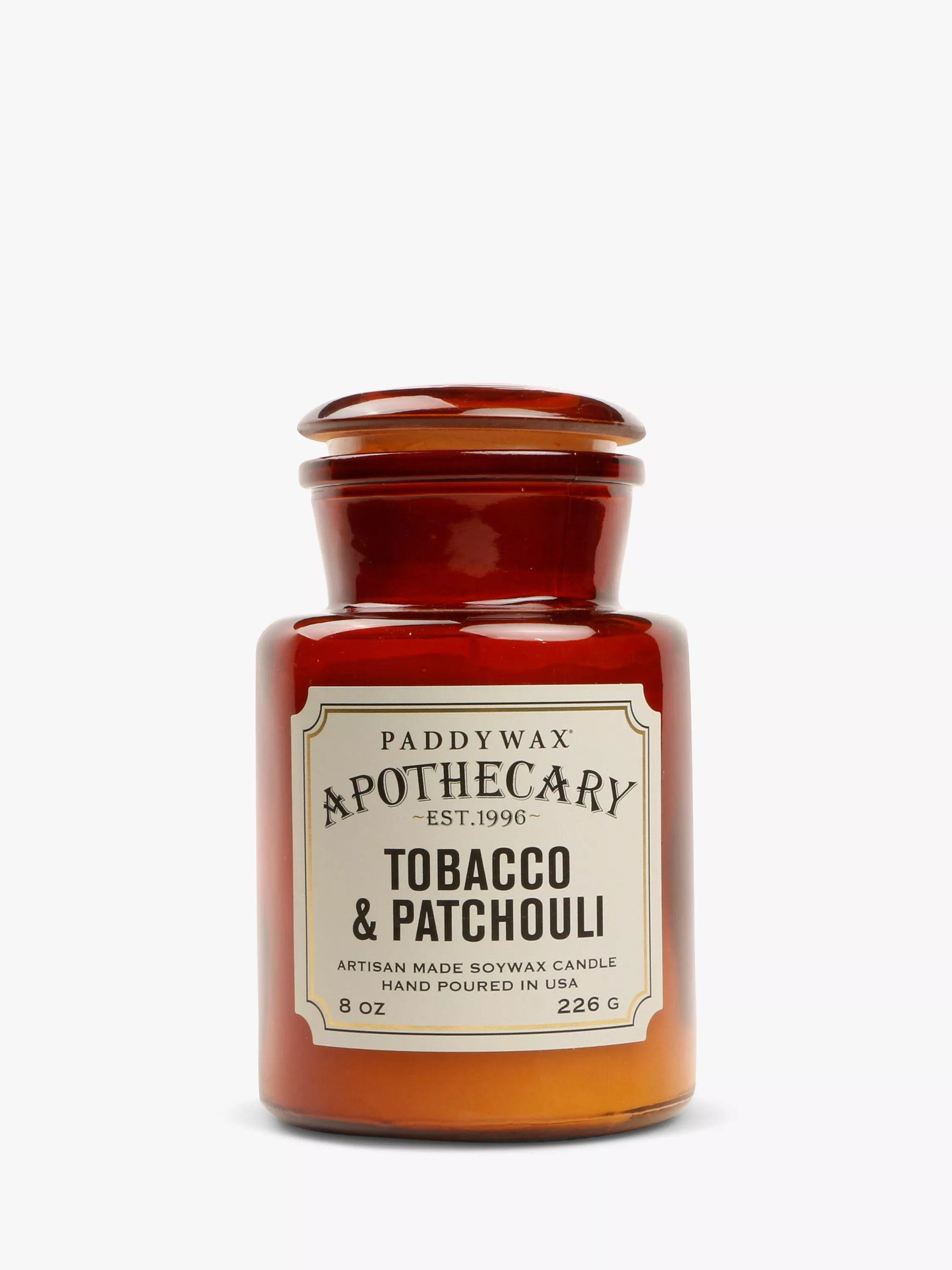 Paddywax tobacco patchouli scented candle 226g, imported from the UK