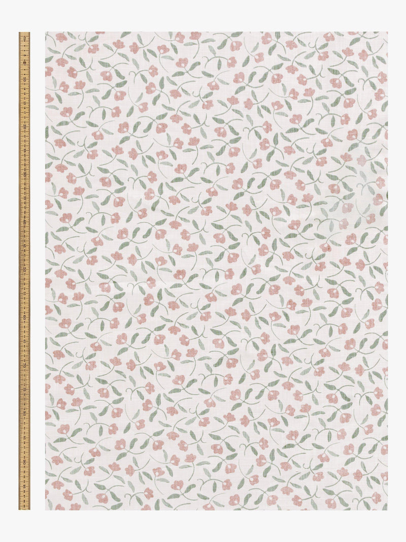 John Lewis Scallop Floral furnishing fabric 30m roll (British brand)