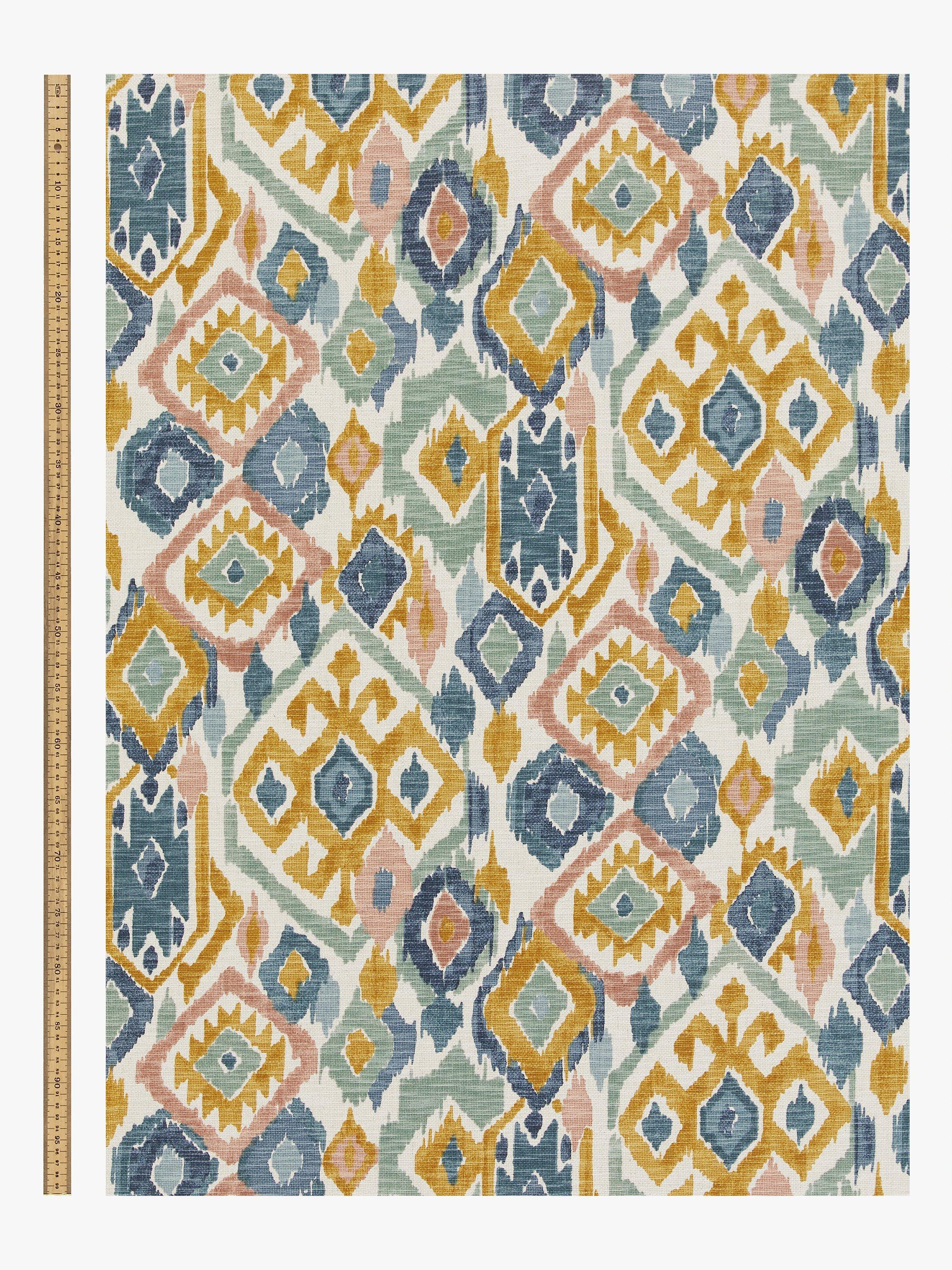 John Lewis Maya Ikat geometric furnishing fabric, imported from the UK