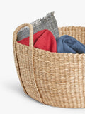 John Lewis slouchy seagrass low storage basket medium, UK version