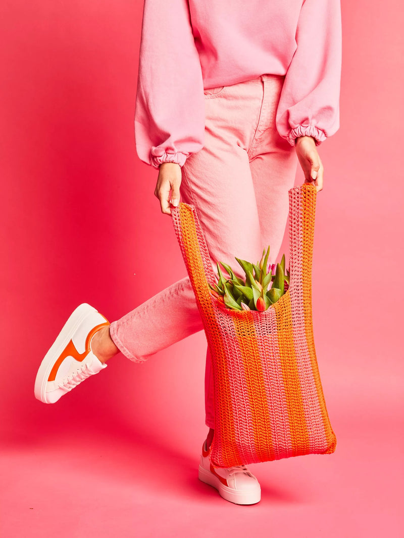 Sirdar Stripey Shopper Crochet Kit 173g (British brand)