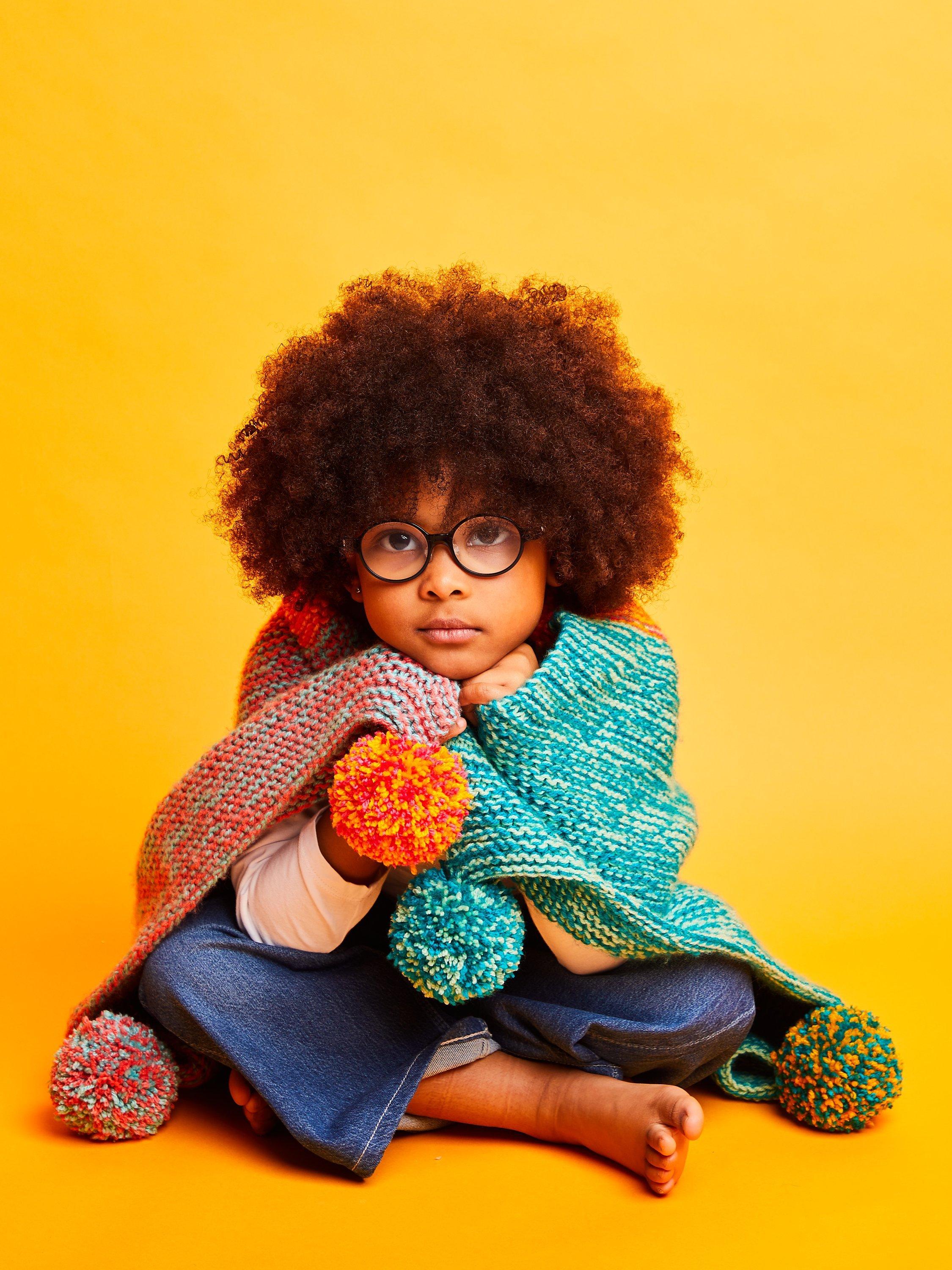 Sirdar cuddle blanket knitting kit 210g (British brand)