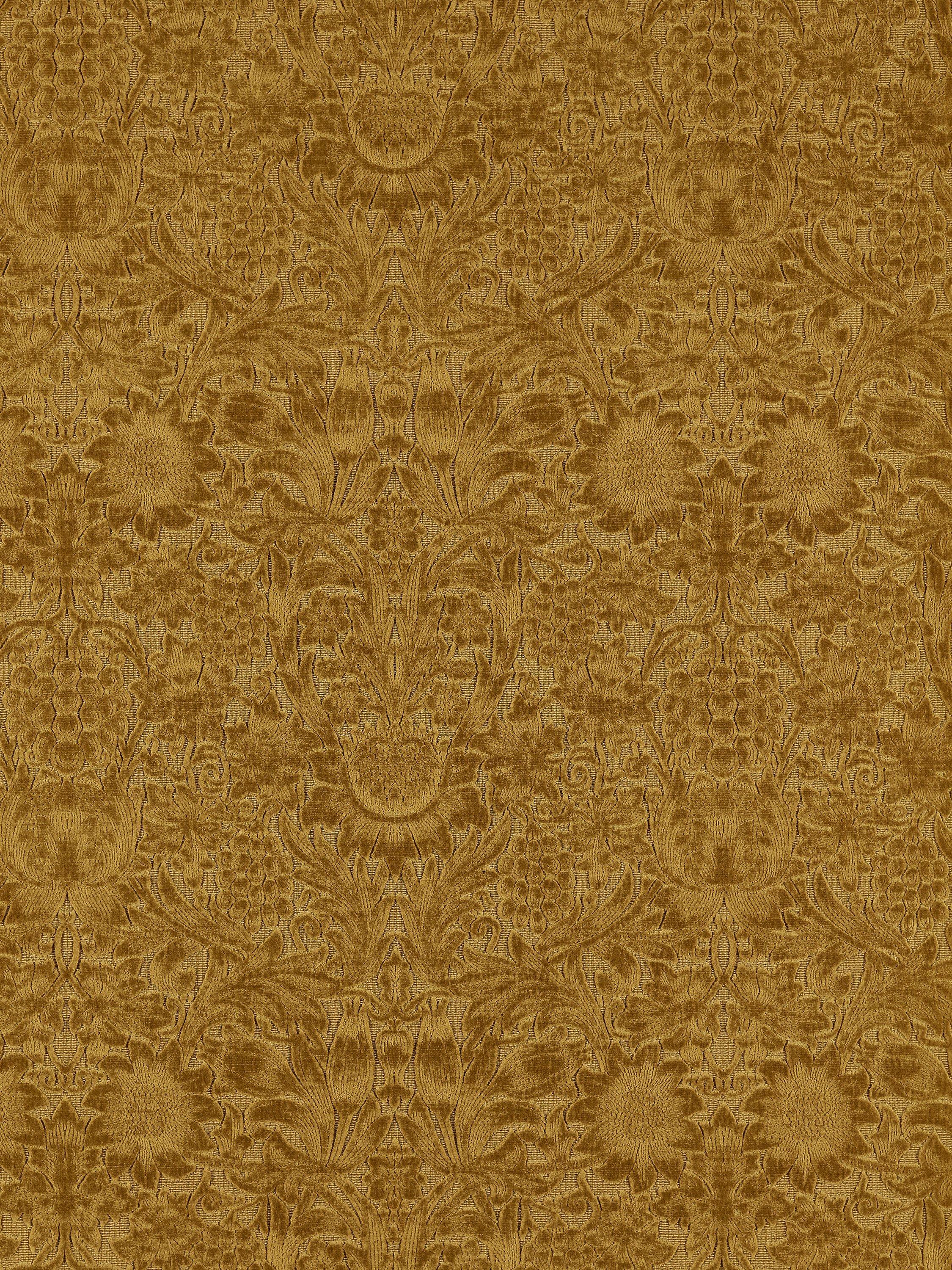 Morris & Co. Sunflower Caffoy velvet furnishing fabric, UK version