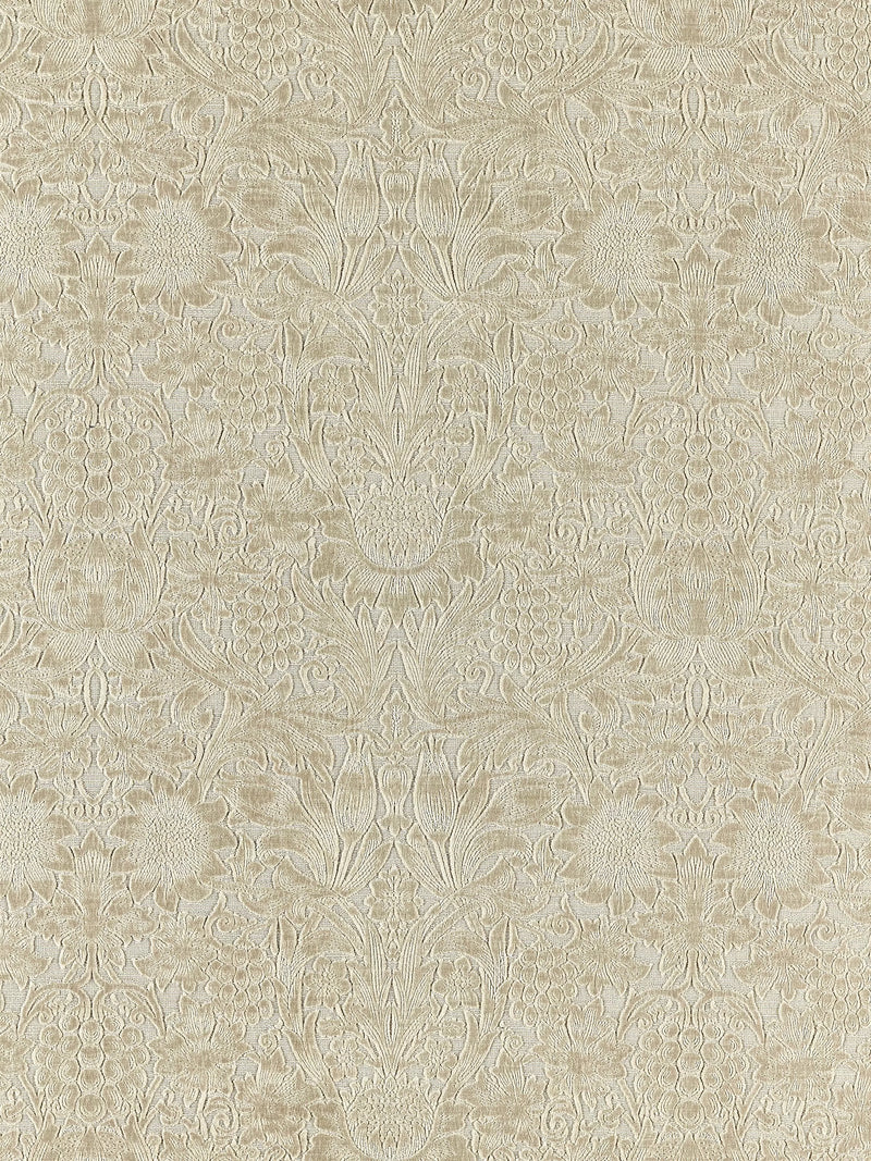 Morris & Co. Sunflower Caffoy velvet furnishing fabric, UK version