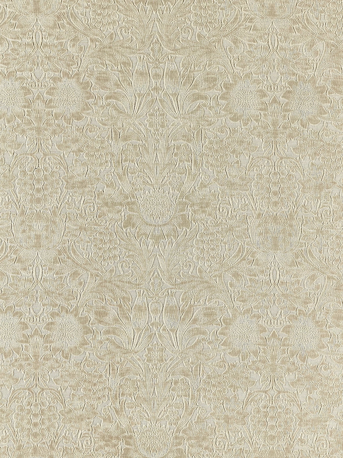 Morris & Co. Sunflower Caffoy velvet furnishing fabric, UK version