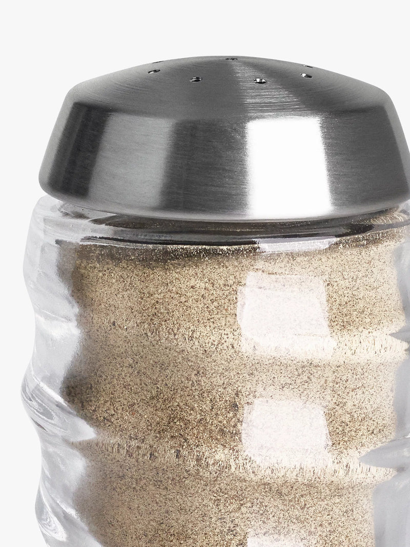 Cole & Mason salt pepper shakers clear silver - British product