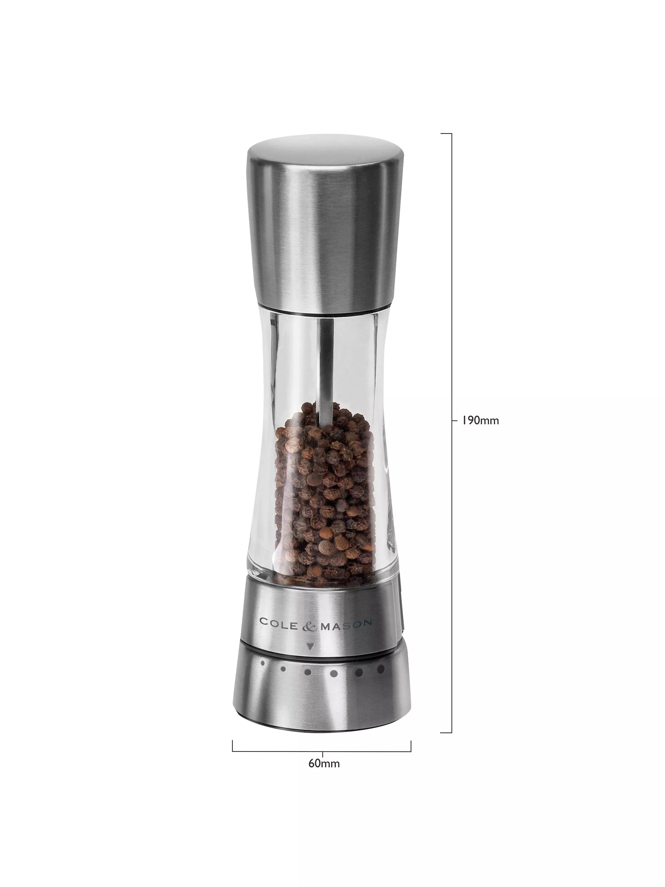 Cole & Mason Derwent salt and pepper mill set - British product