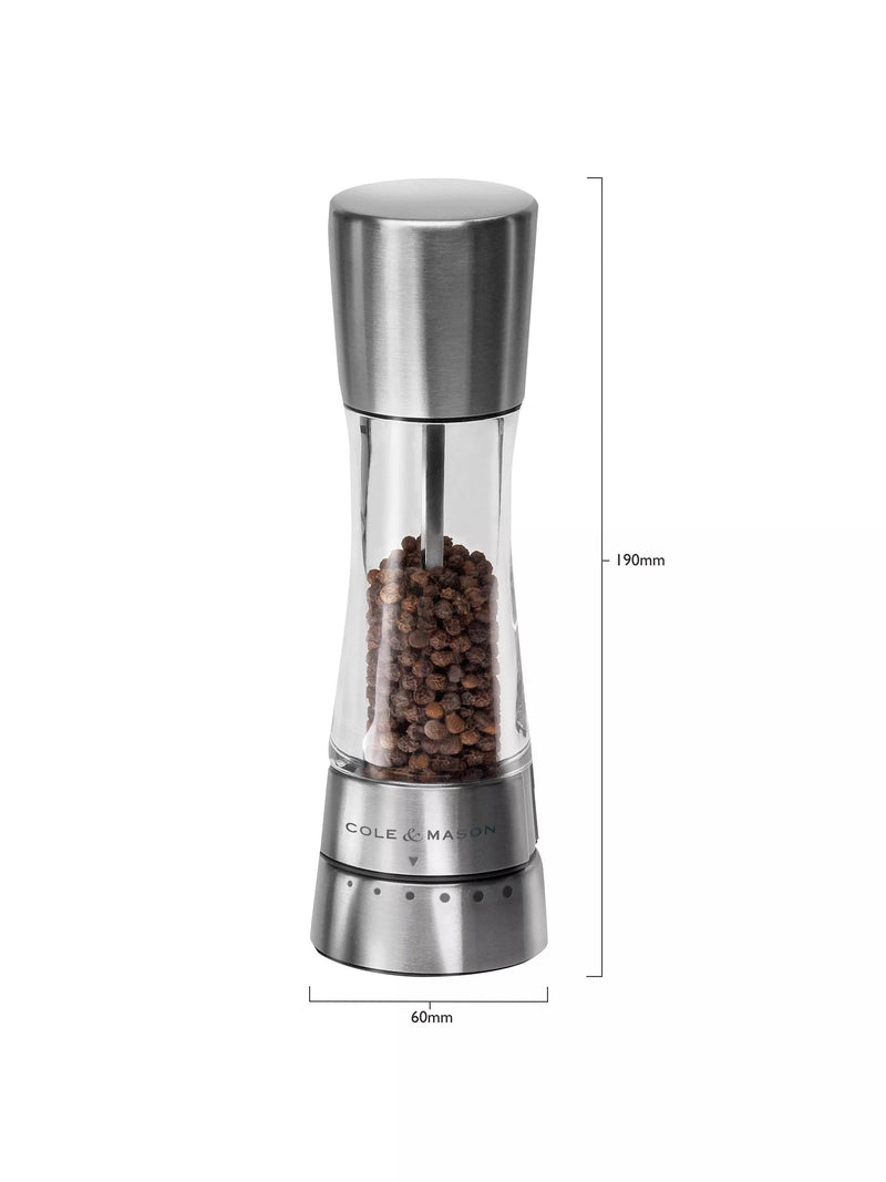 Cole & Mason Derwent salt and pepper mill set - British product