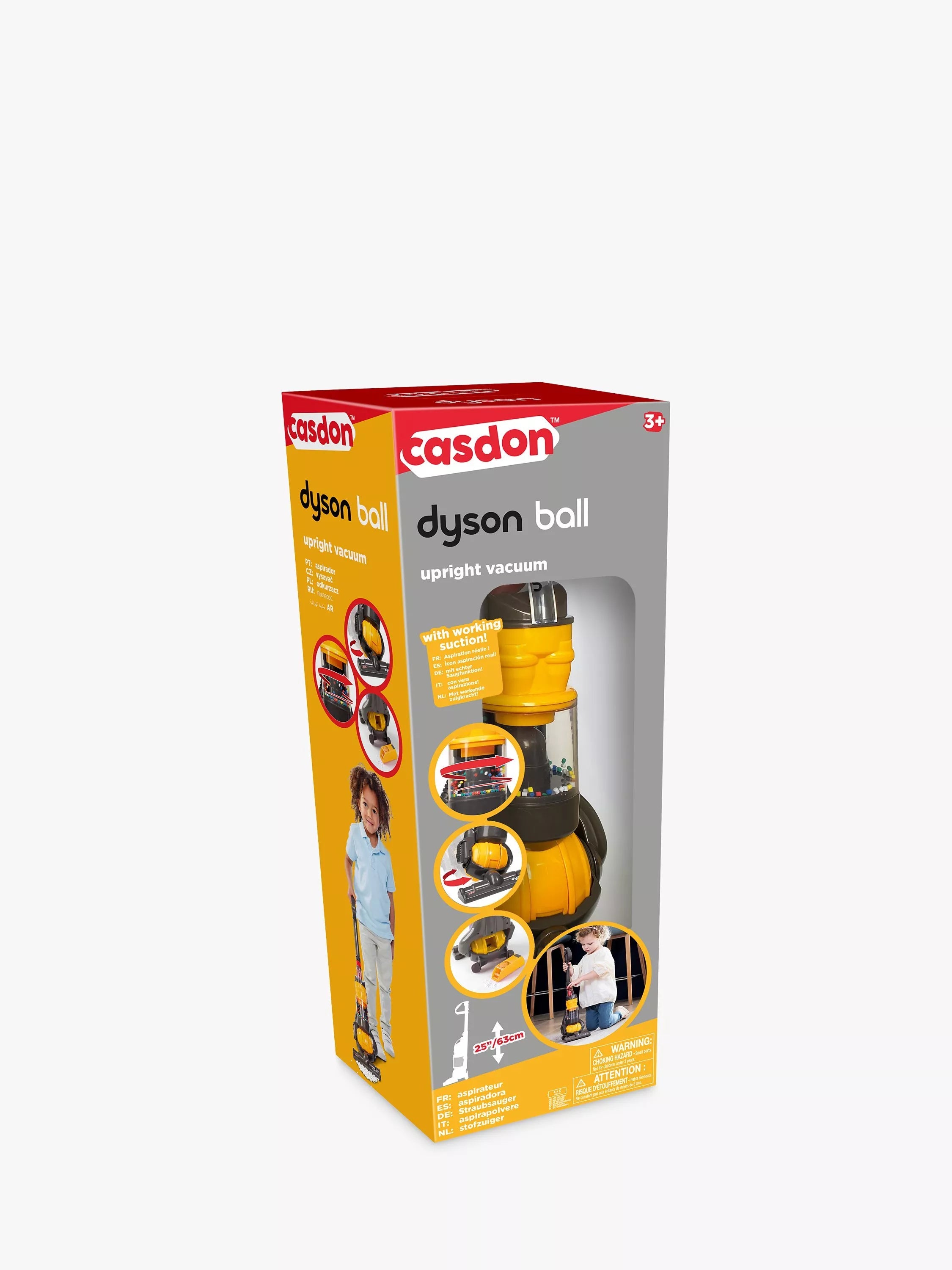Casdon Dyson Ball toy vacuum cleaner, imported from the UK