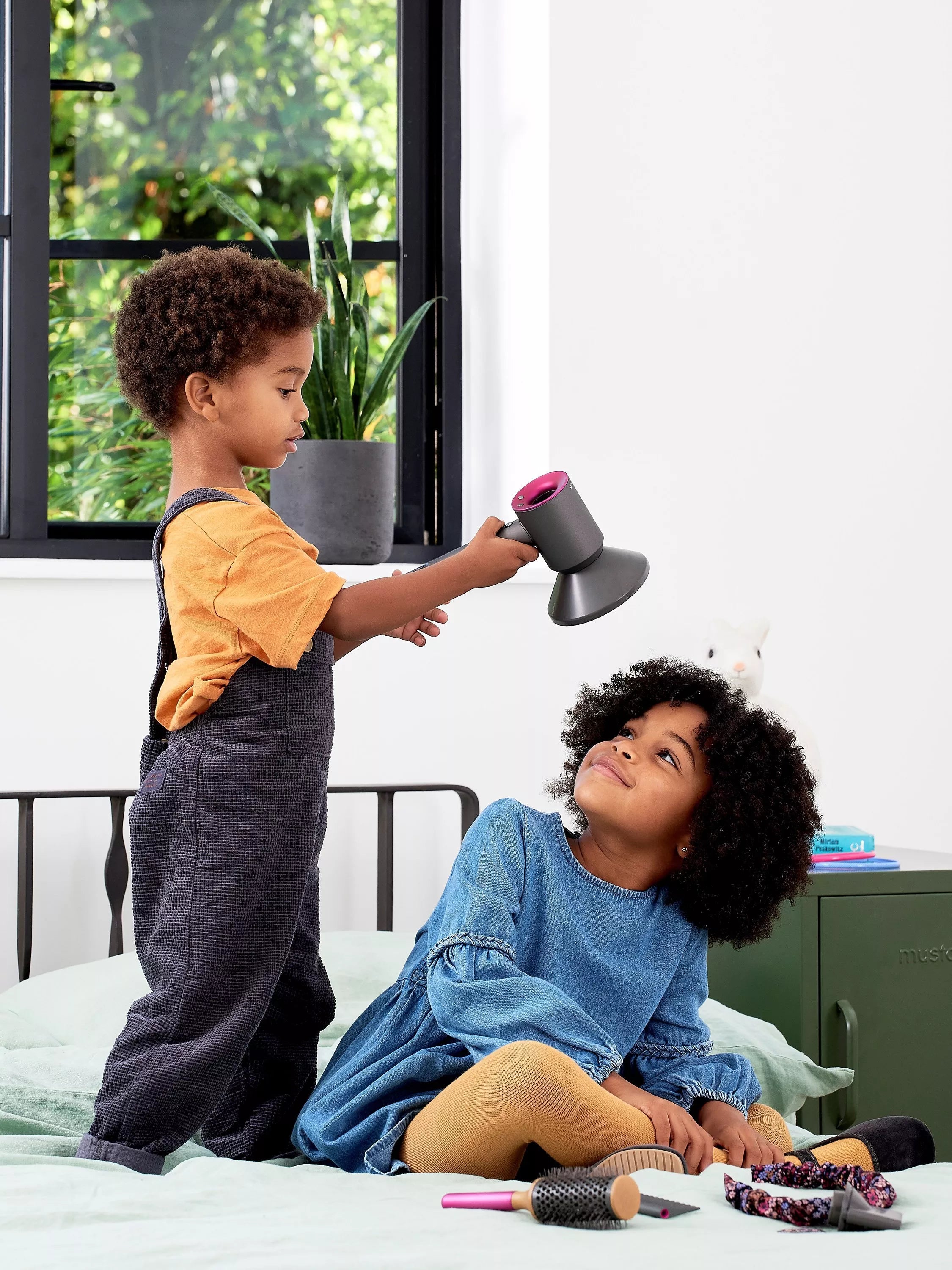 Casdon Dyson Supersonic Styling Set toy hairdryer, imported from the UK