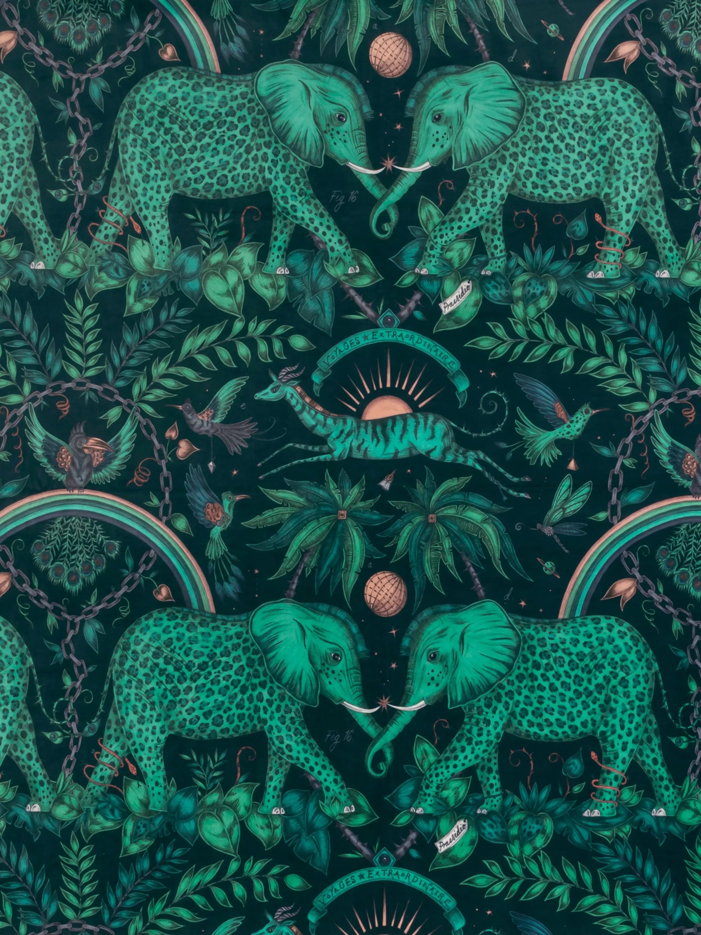 Clarke & Clarke Zambezi Velvet Furnishing Fabric