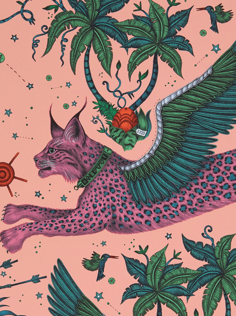 Clarke & Clarke Lynx Wallpaper, Emma J. Shipley design, imported from the UK
