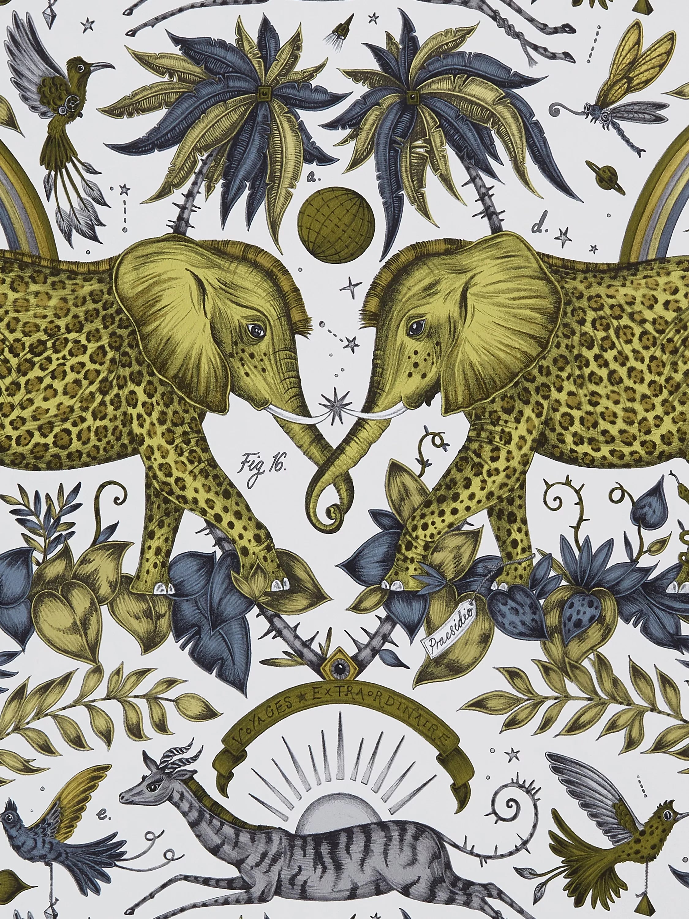 Clarke & Clarke Zambezi wallpaper L10m W52cm - British product