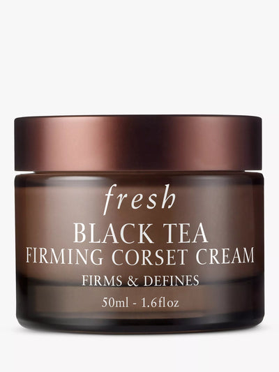 John Lewis Fresh Black Tea Firming Corset Cream Moisturiser 50ml- Buy online at McGrocer