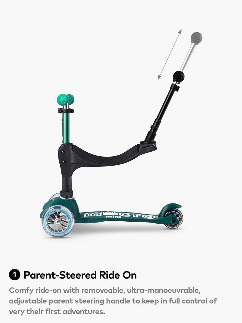 Micro Scooters 3-in-1 Mini Micro Deluxe green, UK version