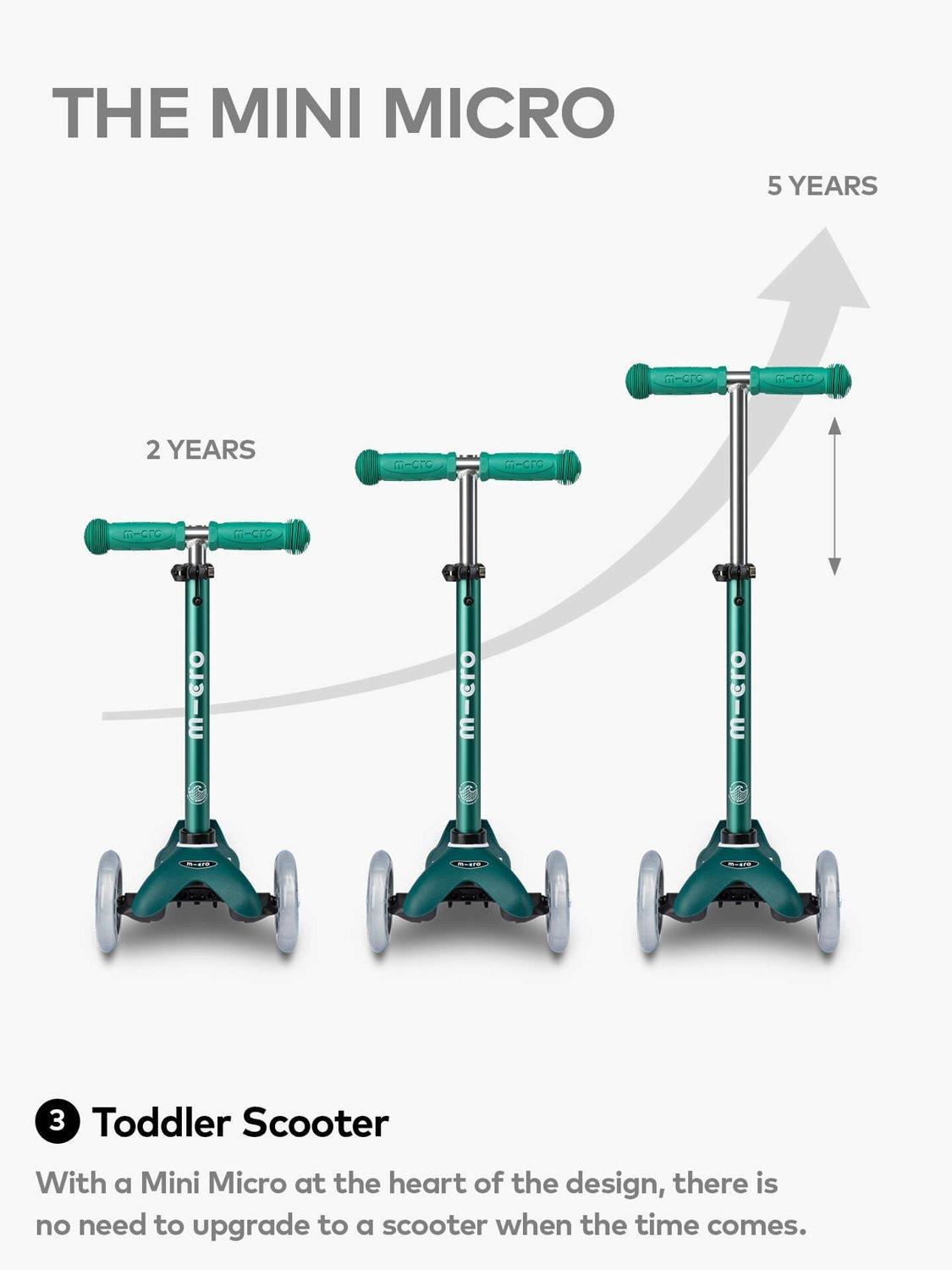 Micro Scooters 3-in-1 Mini Micro Deluxe green, UK version