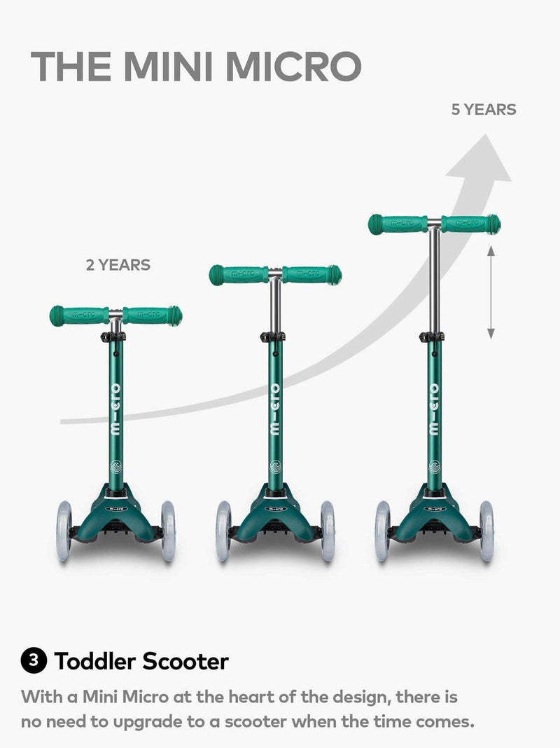 Micro Scooters 3-in-1 Mini Micro Deluxe green, UK version