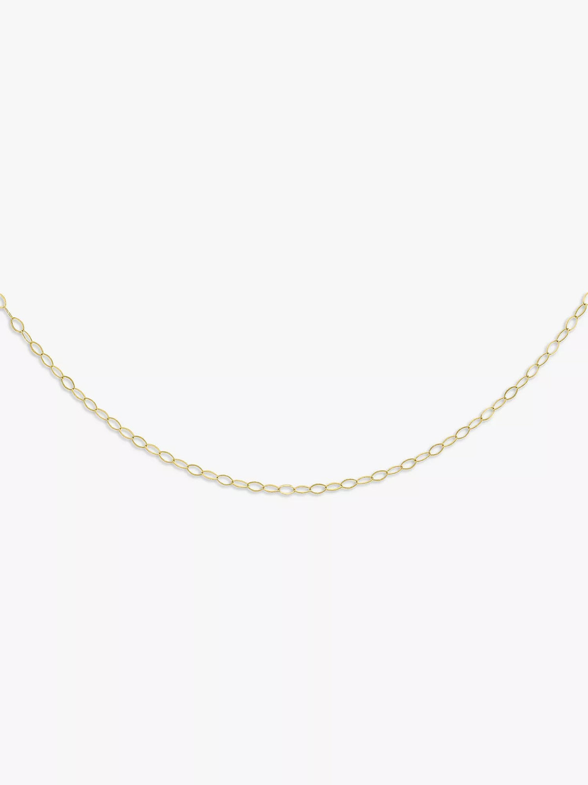IBB 9ct gold chain necklace 18 inch, imported from the UK