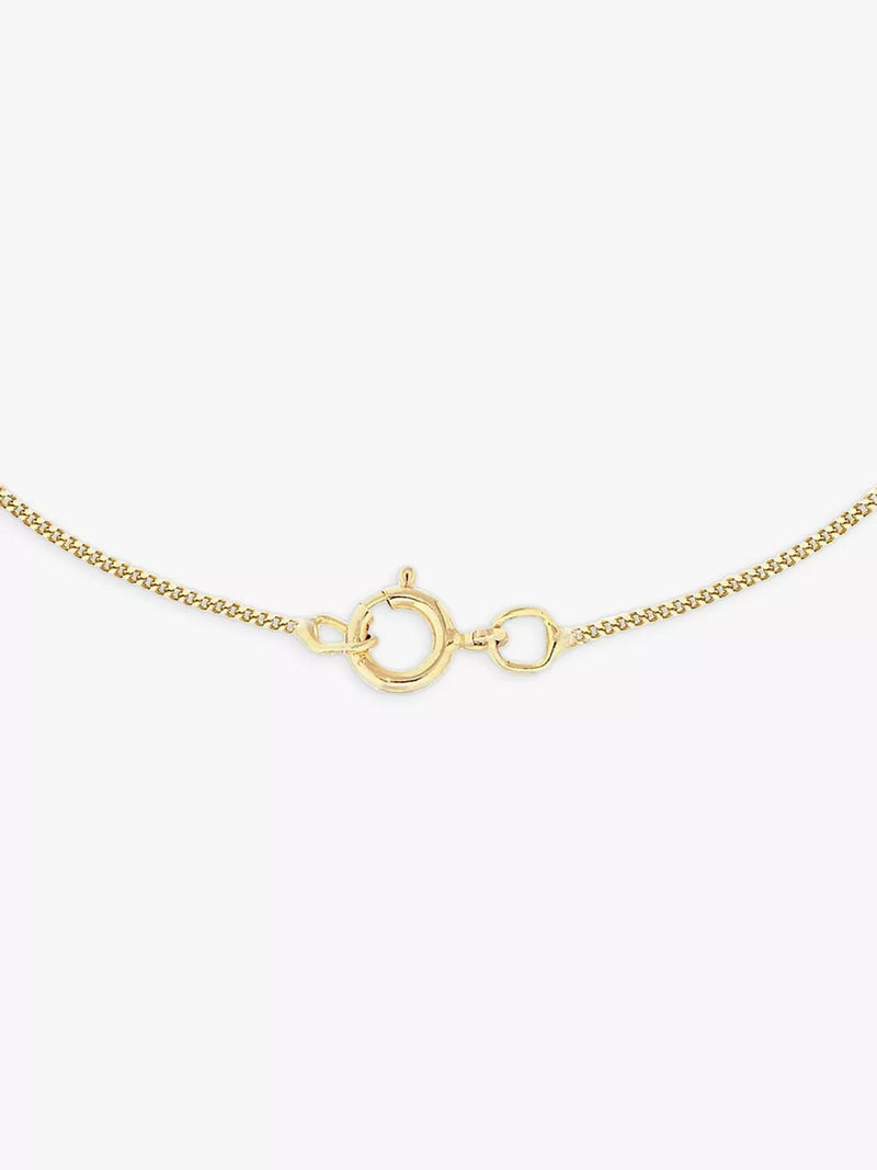 IBB 9ct yellow gold curb link chain necklace 18 inch - British product