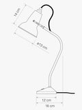 Anglepoise 1227 Mini Table Lamp National Trust Edition buttermilk yellow - British product
